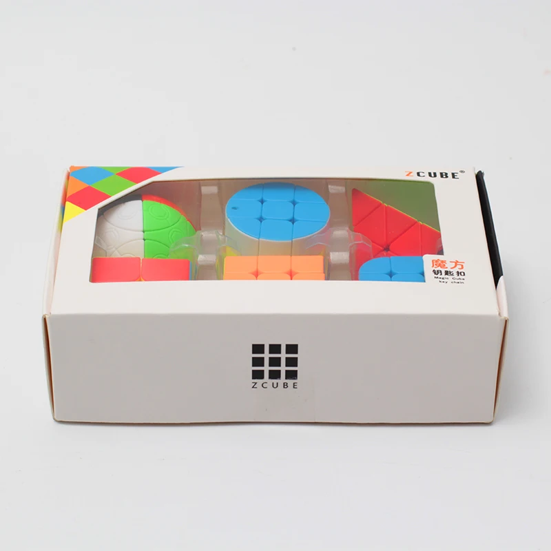 Z CUBE Комплект 6 штук/Подарочный набор из мини Волшебный куб Cube 2x2x2 3x3x3 магический