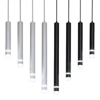 dimmable led pendant lamp hanging 7w 10w lamp aluminum acrylic home kitchen lsland dining living room bar cafe droplight fixtur