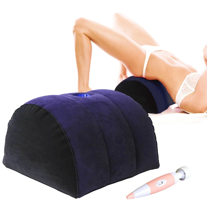 Надувная подушка для интима с флоком женщин позицией любви Эротическая мебель