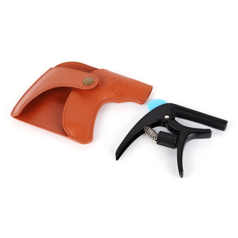 Металл/пластик гитара Капо Зажим с регулируемым давлением винт колеса и палочки