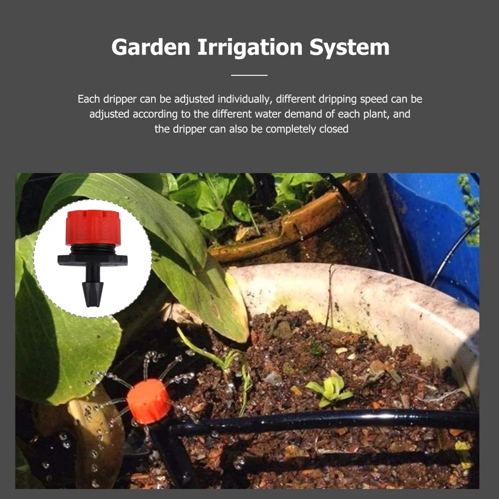 

1 Set Garden Irrigation System with Timer Drippers 25m Water Hose Ground Stake