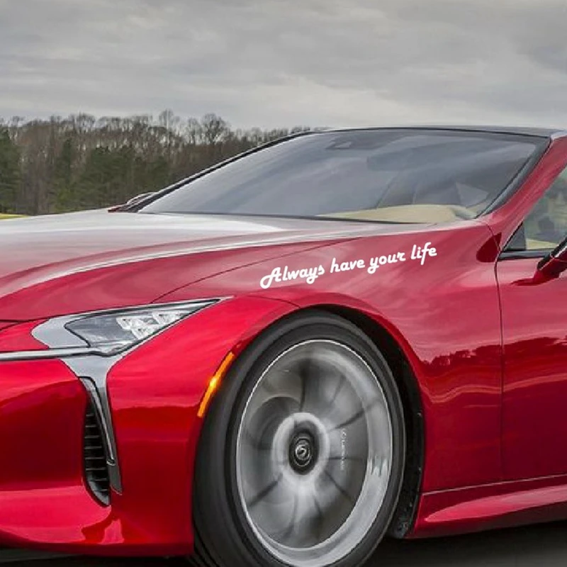 Виниловая наклейка для автомобиля грузовика на окно бампер мотоцикла Прямая