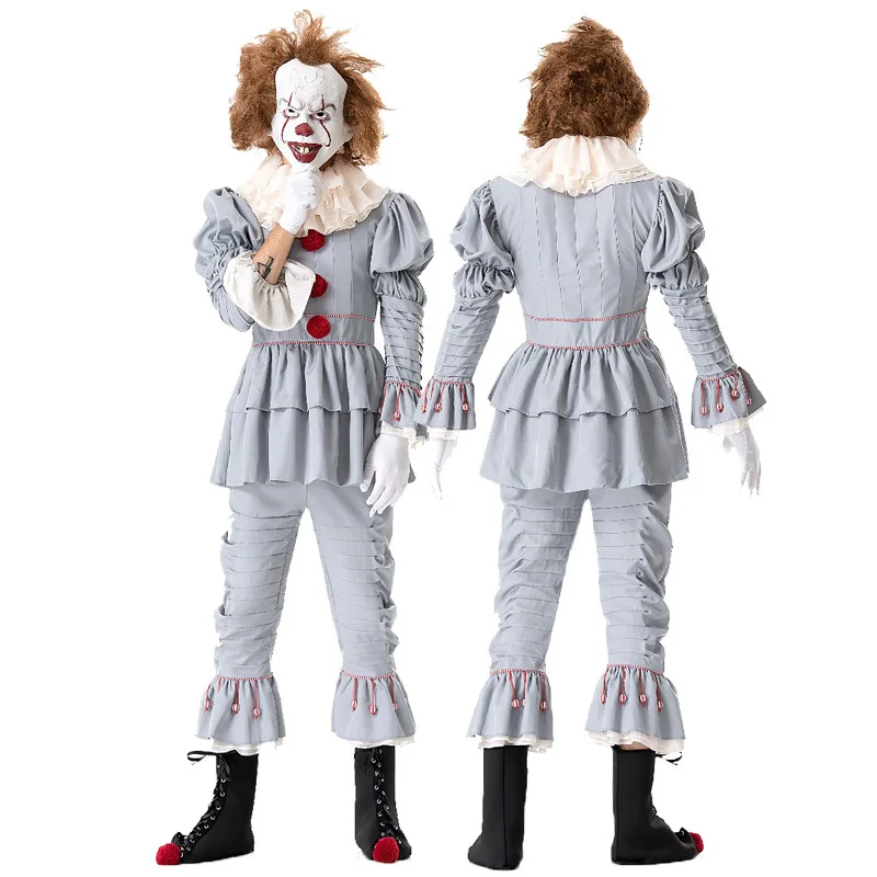 Страшный Джокер Pennywise карнавальный костюм маска клоуна Стивена Кинга It Chapter Two 2