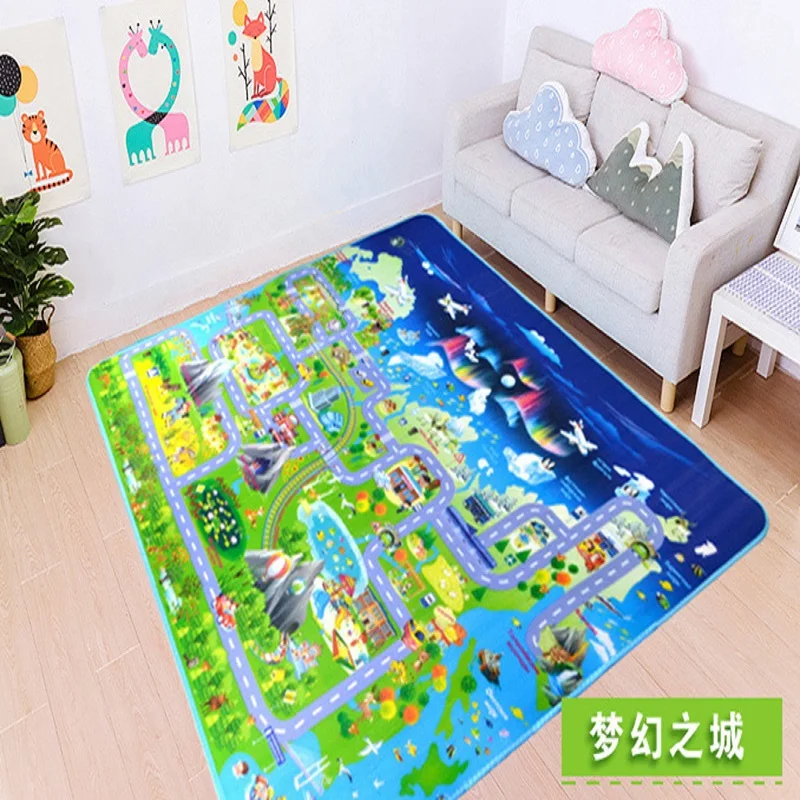 Детский игровой коврик для ползания детский развивающий пенопластовый