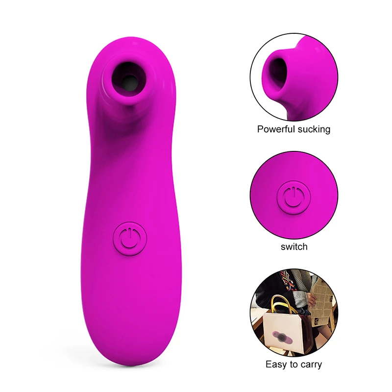 На присосках для клитора вибратор Стимулятор секс влагалище сосание сосков