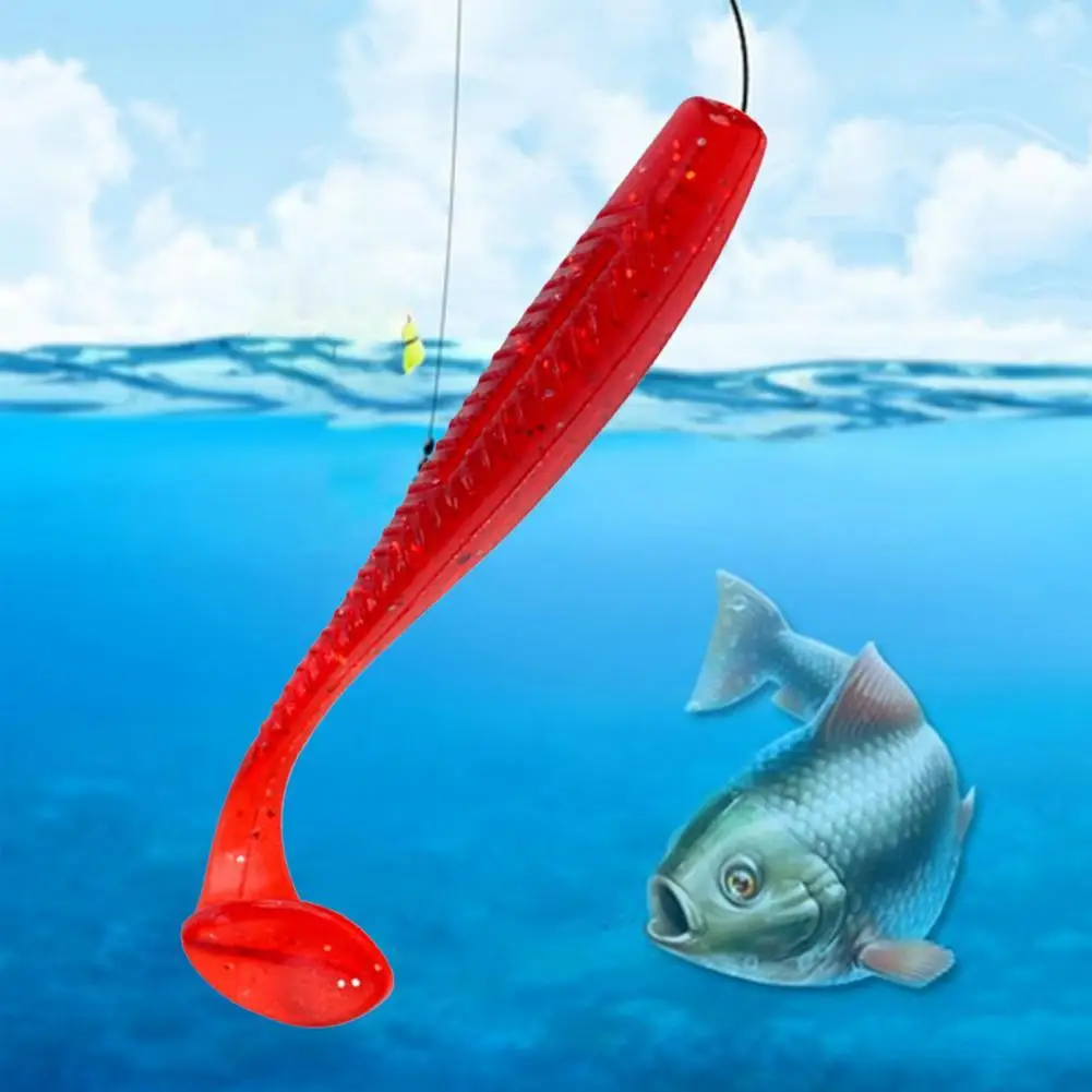 

45Pcs/Bottle Long Shot Fishing T-tail Soft Bait Artificial Lures Bionic Fish for Freshwater Seawater