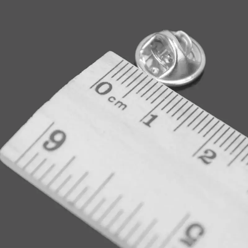 12 мм 100 шт. значок шапка шпильки металлические застежки-бабочки сцепление