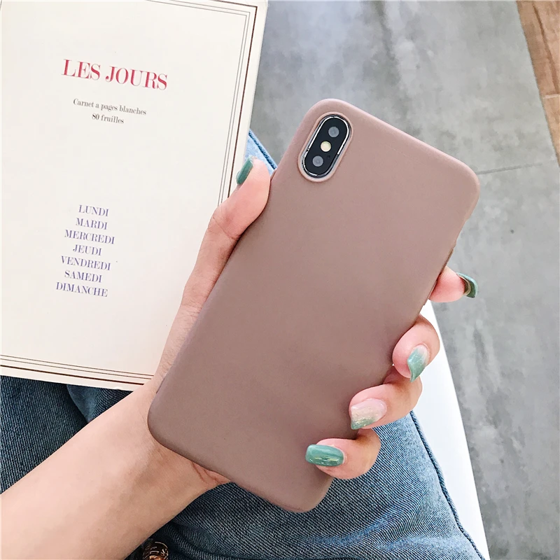Цветной Мягкий силиконовый чехол для Xiao mi Red mi Note 6 5 7 8 Pro Red mi 7 6A 7A K20 Pro матовый чехол для Xiaomi mi 9 SE mi 9T mi 8 Lite 5x