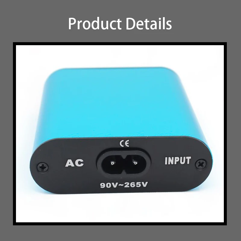 Блок питания для перманентного макияжа Миниатюрный блок тату машинки с шнуром