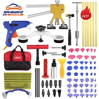 auto body paintless dent removal tools kit dent lifter bridge puller set for car hail damage and door dings repair