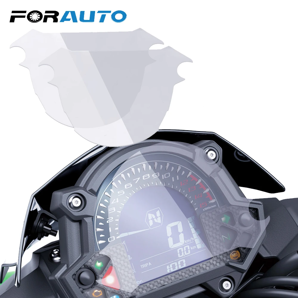 FORAUTO 2 шт. Защитная пленка для стекла мотоцикла прибора спидометра Наклейка Kawasaki