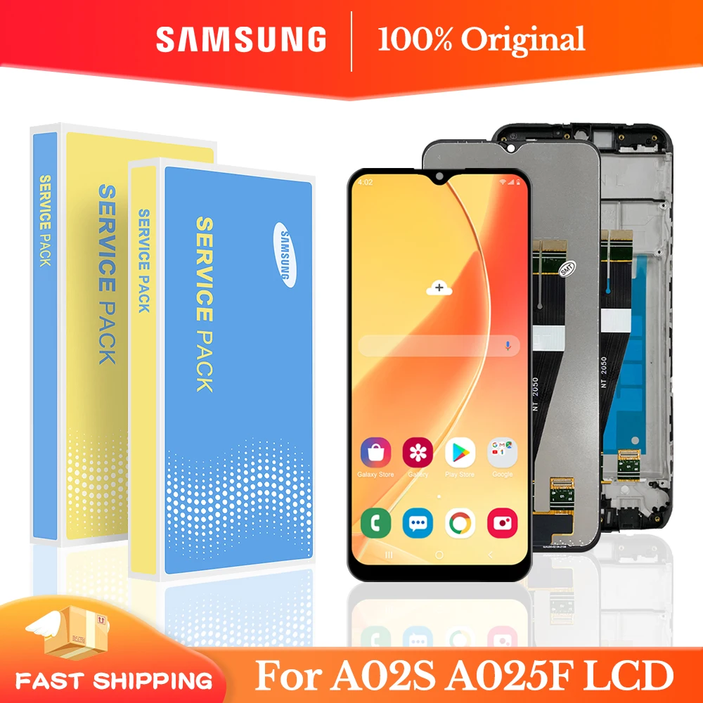 

Original 6.5'' For Samsung Galaxy A02s A025 Display Touch Screen Digitizer Assembly For Samsung A02s A025M A025F/DS A025G/DS LCD