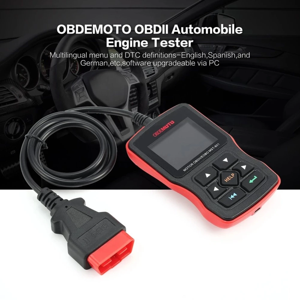 MST 601 универсальный мотоцикл читатель кода OBD II/диагностический сканер