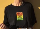 1 шт., футболка для девочек с надписью Kiss Girls God Smile, радуга, лесбийская гордость, женская футболка Tumblr, модная ЛГБТ графическая футболка, гранж, уличная одежда, топы