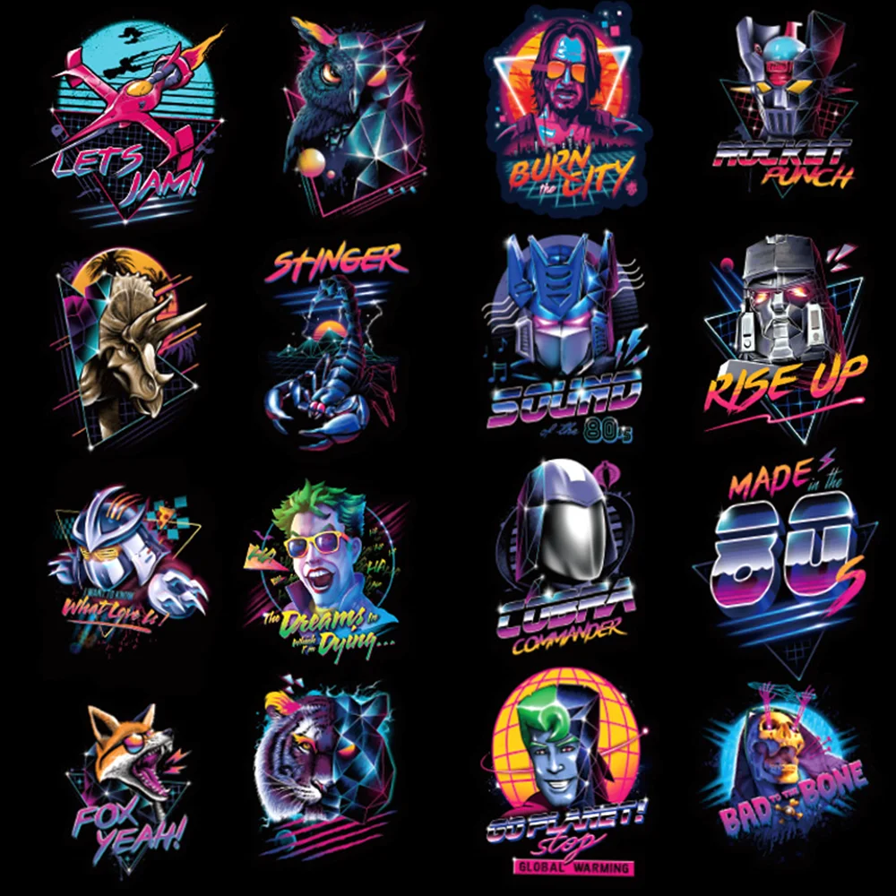 100 шт черные грозы граффити персональные наклейки на канцелярские товары