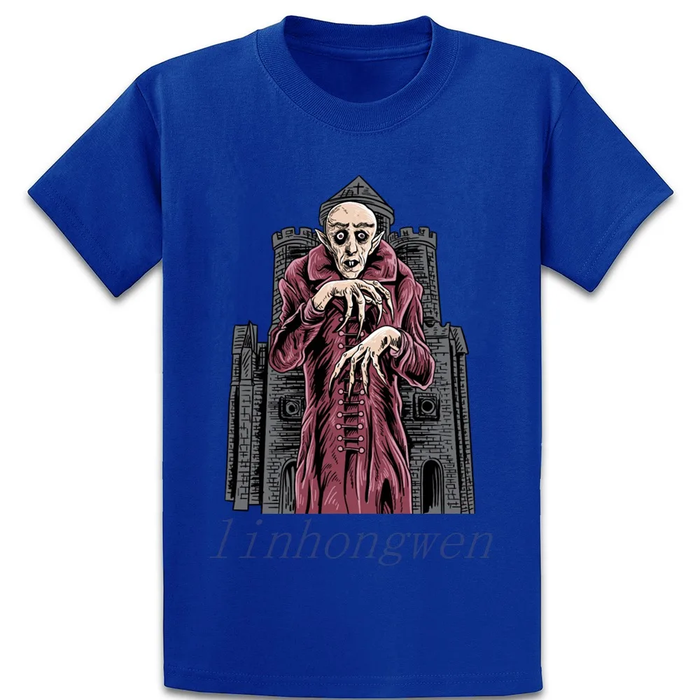 Nosferatu классическая черная футболка с принтом вампира популярная весенне осенняя