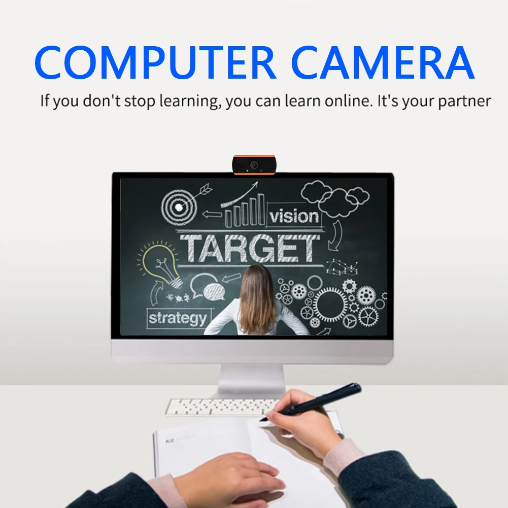 

2MP 30fps Webcam Conference 1080P HD USB Web Camera Live Video Set Teleworking for Household Computer Safety Parts