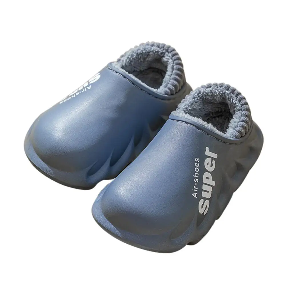 

Waterproof Womens Mens Winter Slippers Plush Lined Slippers Memory Comfort Warm Cosy Non Slip Fuzzy Ladies Waterproof Slippers