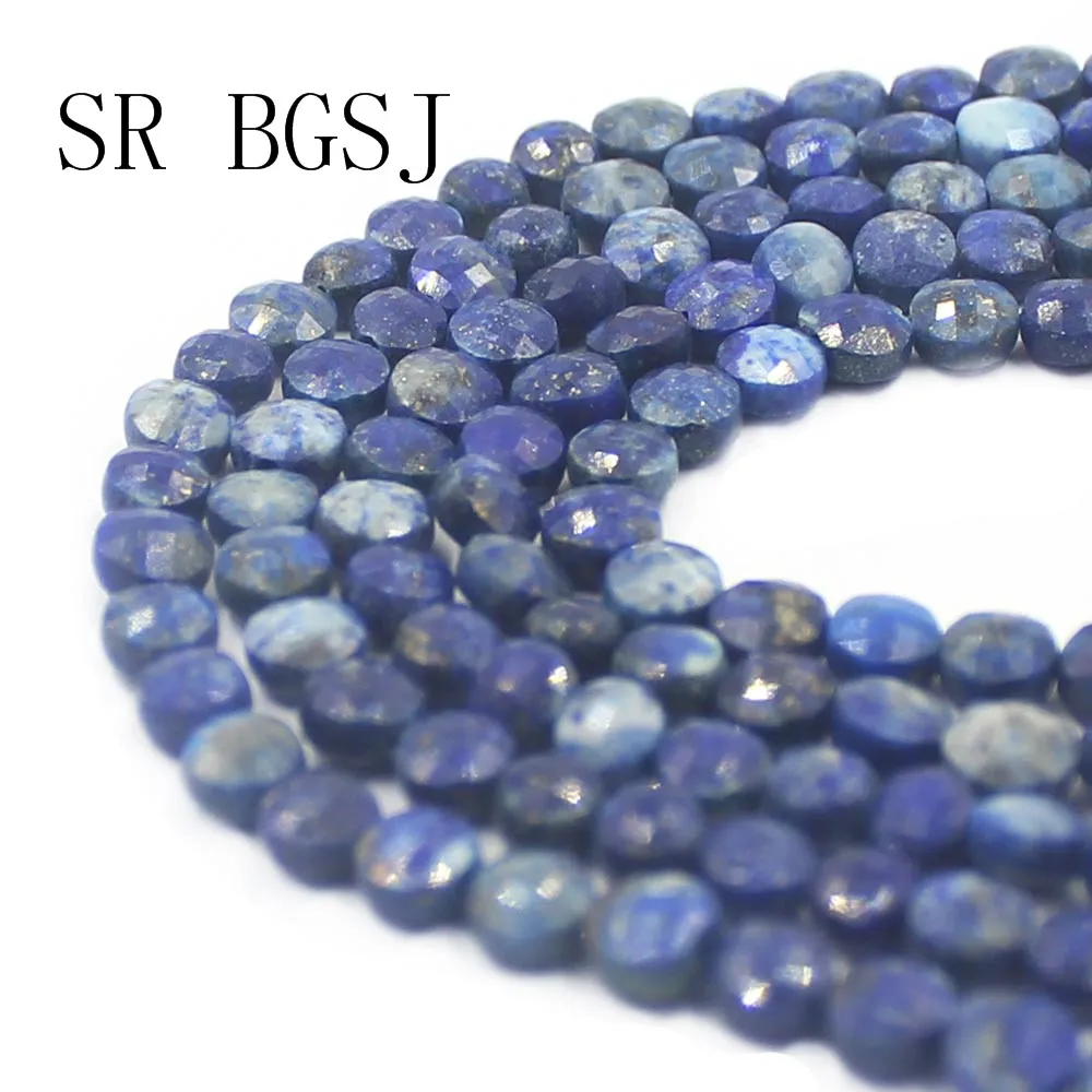 Бесплатная доставка 6 мм виды драгоценных камней граненая монета Ассорти