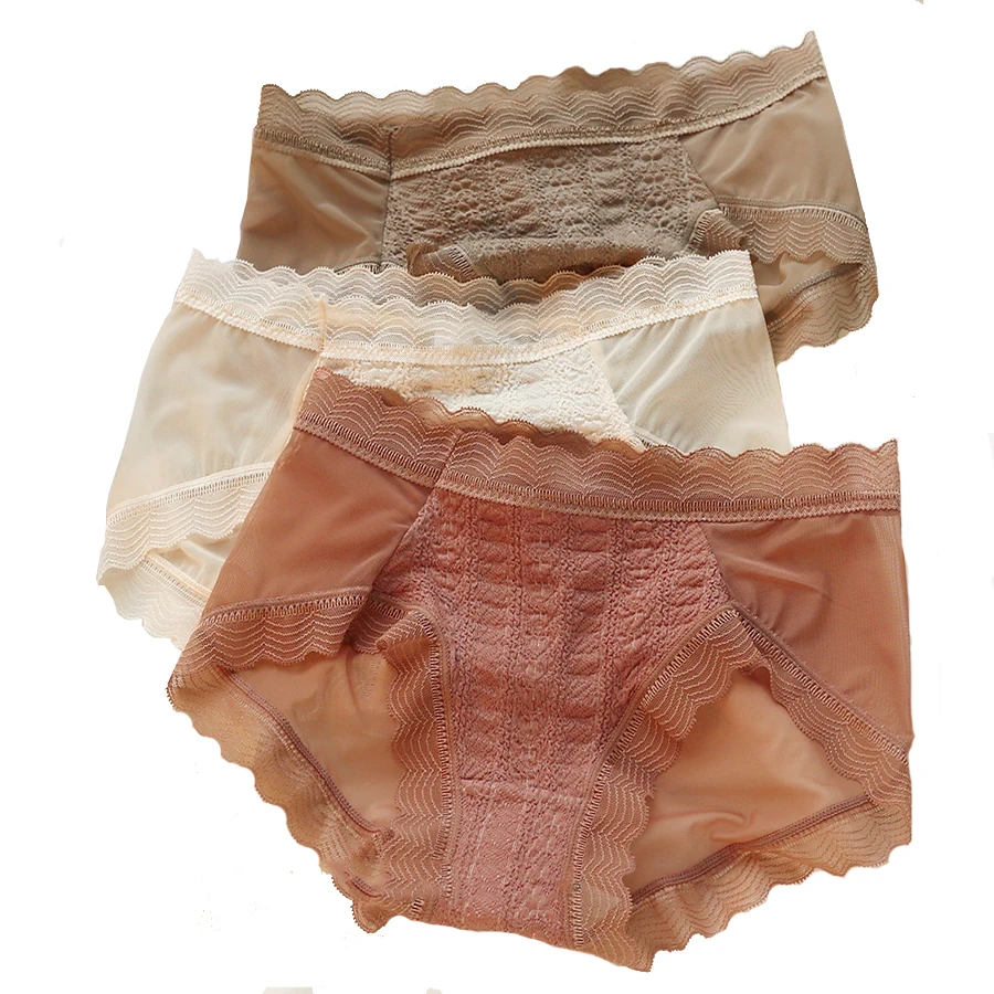 

Сексуальные кружевные ажурные женские трусики, летние дышащие тонкие сетчатые бесшовные трусики, хлопковое нижнее белье с промежностью