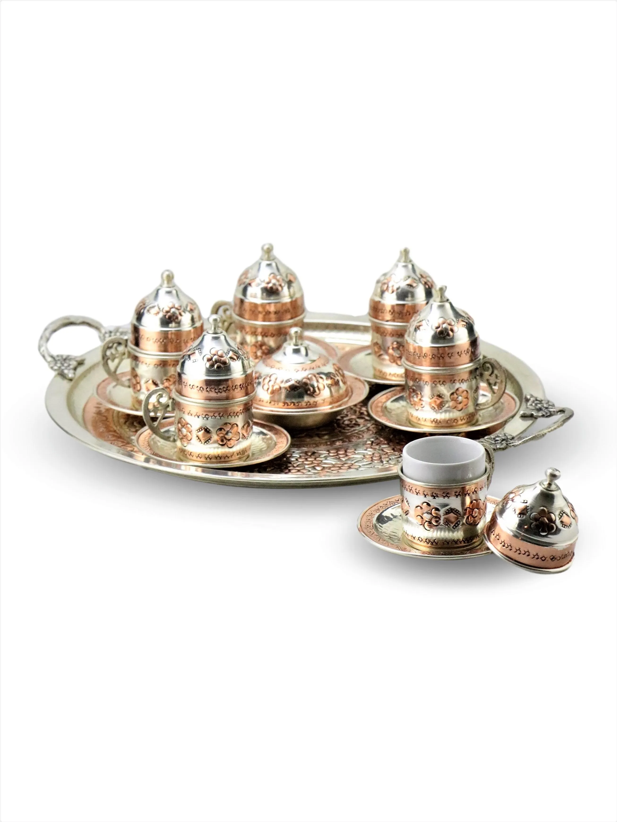 

Английский медный кофейный набор Morya, кофейник, аксессуары для кофе, креативный подарок бариста на 6 персон