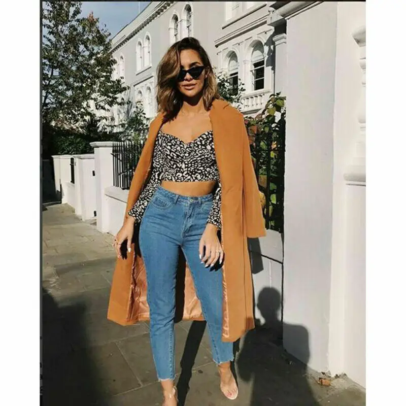 Женский топ с леопардовым принтом повседневный укороченный на бретелях блузка