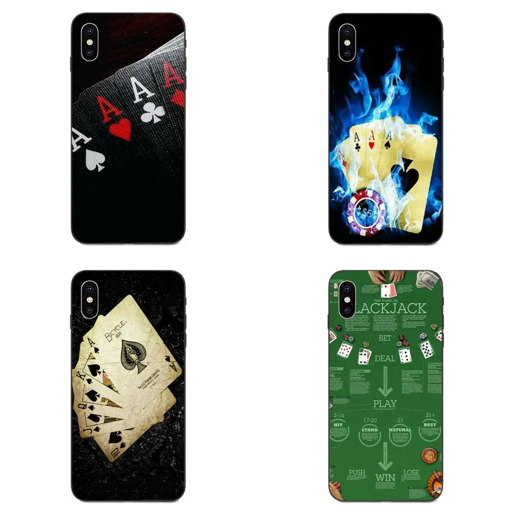 Роскошный Ретро покер Ace Spade A для Huawei Mate 9 10 20 P8 P9 P10 P20 P30 Lite Mini Play Pro P smart Plus Z 2017