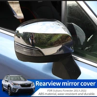rearview mirror housing side wing mirror cover styling side protection accessories for subaru forester 2013 2021