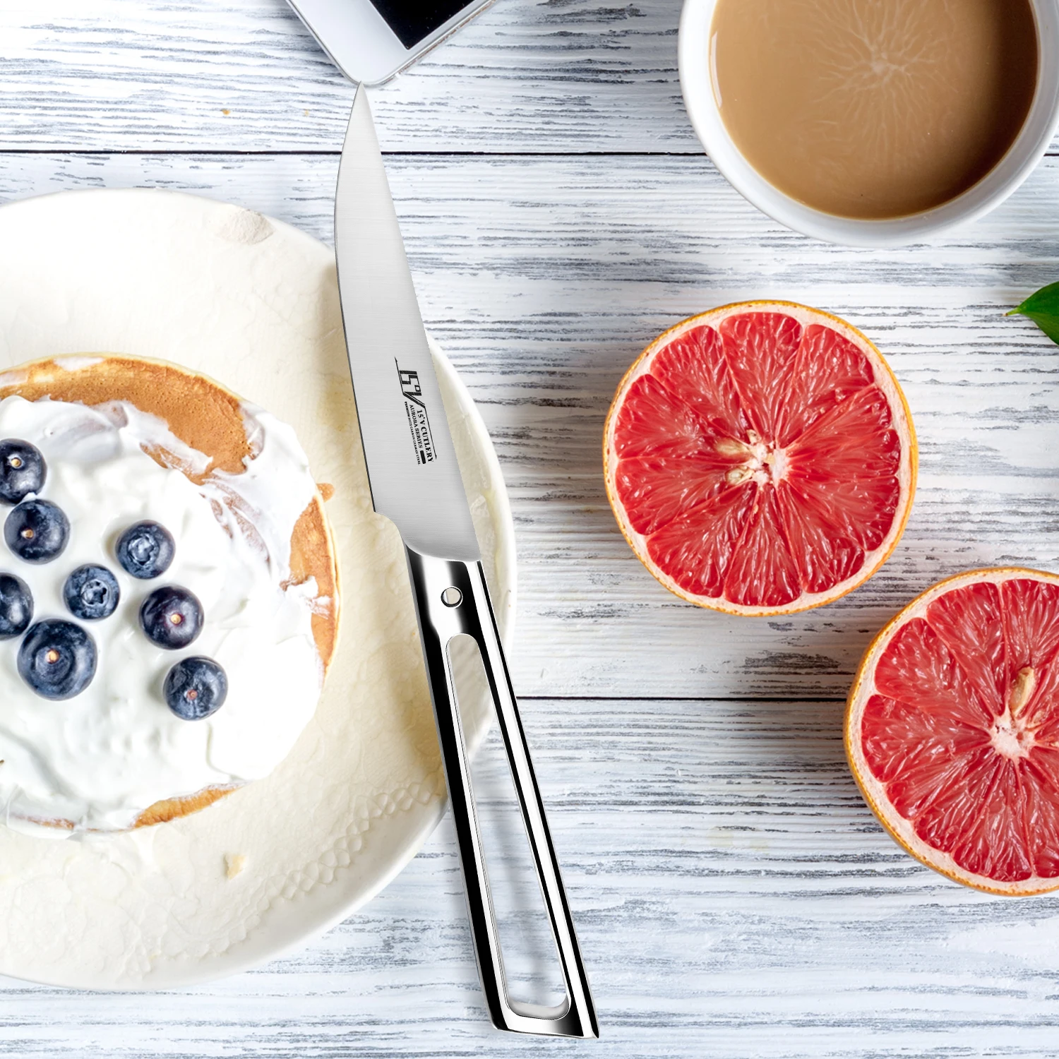 Нож для чистки овощей из высокоуглеродистой Немецкой Нержавеющей Стали 1 4116