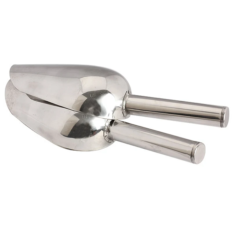 Конфеты буфет лед из нержавеющей ложки щипцы для барбекю мука ледяной куб Лопата