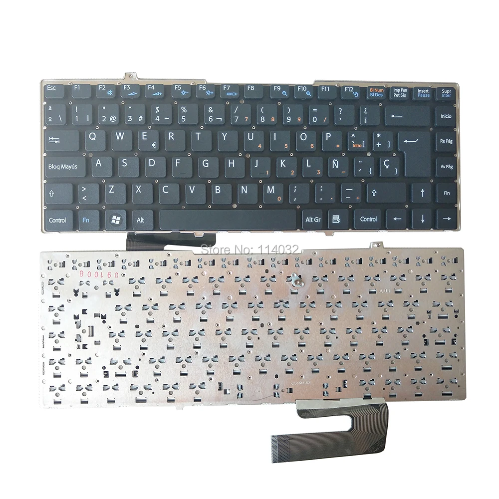 Сменные клавиатуры для Sony VAIO VGN FW VGNFW SP Spanish ES TR Turkey без рамки аксессуары новая