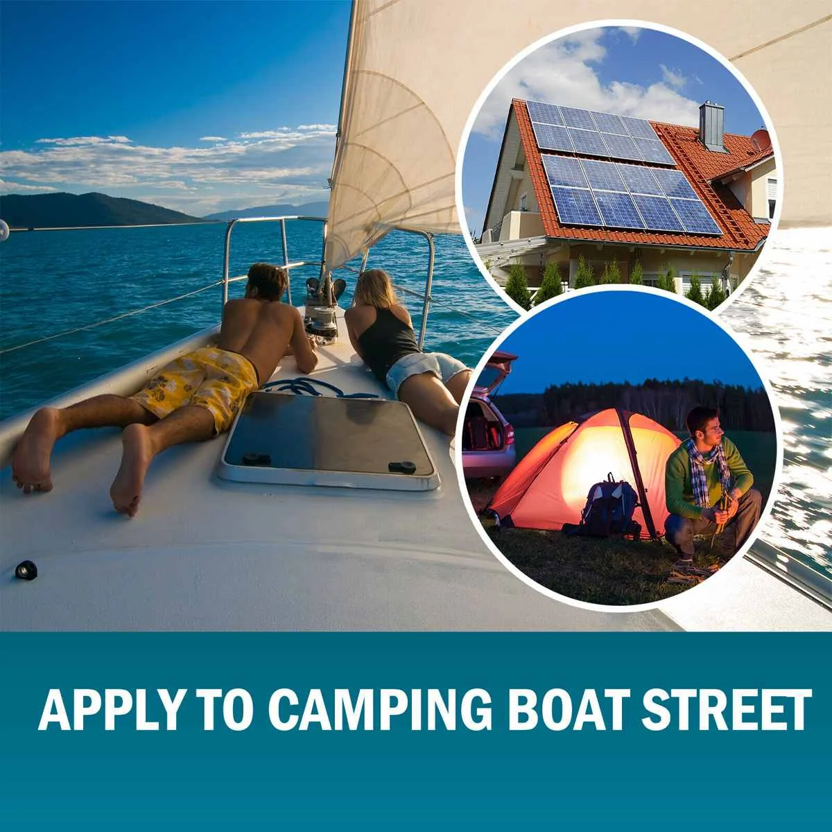 Солнечная панель 200 Вт гибкая для использования в машине на лодке кемпинге