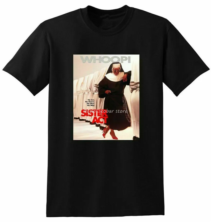 

New Sister Act 4K Bluray Dvd Cover T Shirt 4XL 5XL Festive Tee Shirt male brand tshirt summer plus size tee-shirt