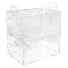 Прозрачная клетка для Гвинеи, 1 шт., акриловый хомяк, замок, вилла, Шиншилла, дом, клетка для хомяка, вилла, роскошная маленькая Базовая клетка для замка