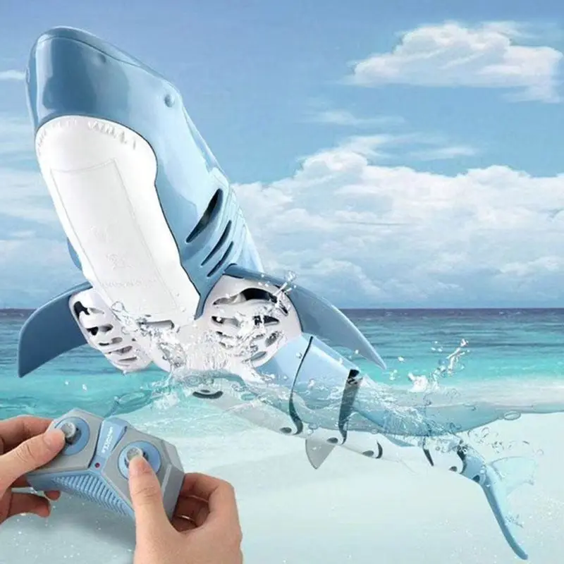 

Swimming Pool Remote Control Simulation Shark Floating Water Toys for Kids Summer Water Sports Game Toy Water Playing