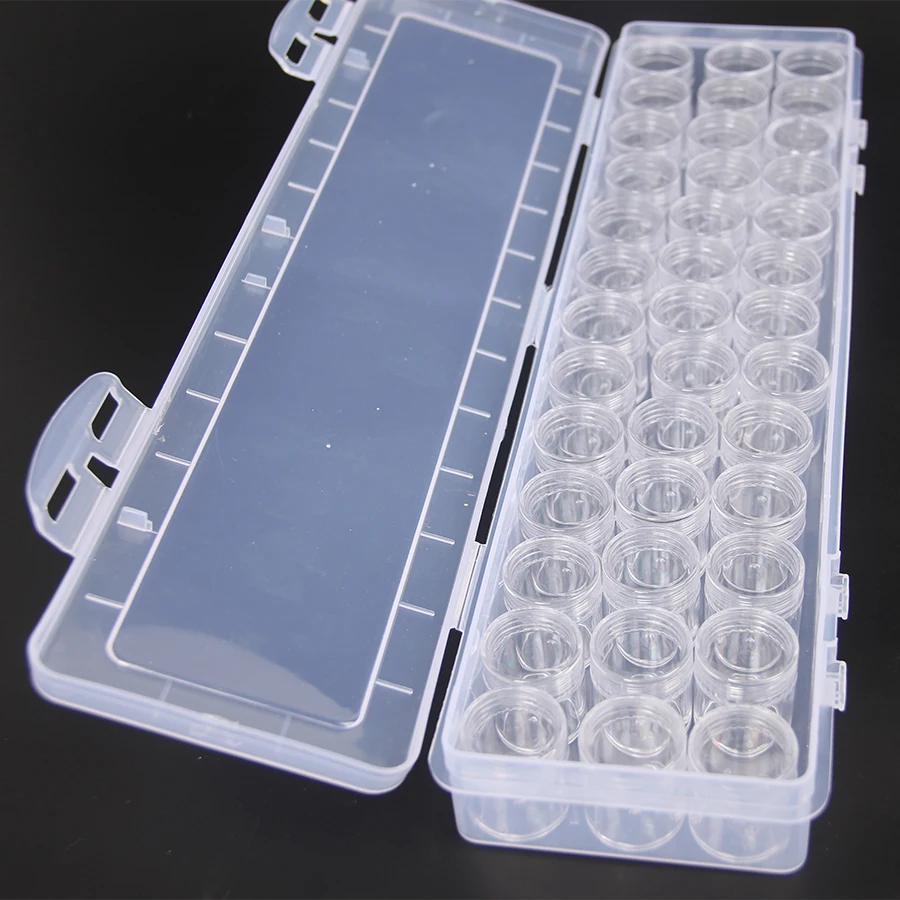 Ящик для хранения аксессуаров 39 бутылок инструменты вышивки картин со стразами