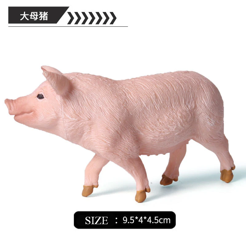 Экшн-фигурки и игрушки фигурка фермы свинка мини модель птицы Коллекционная для