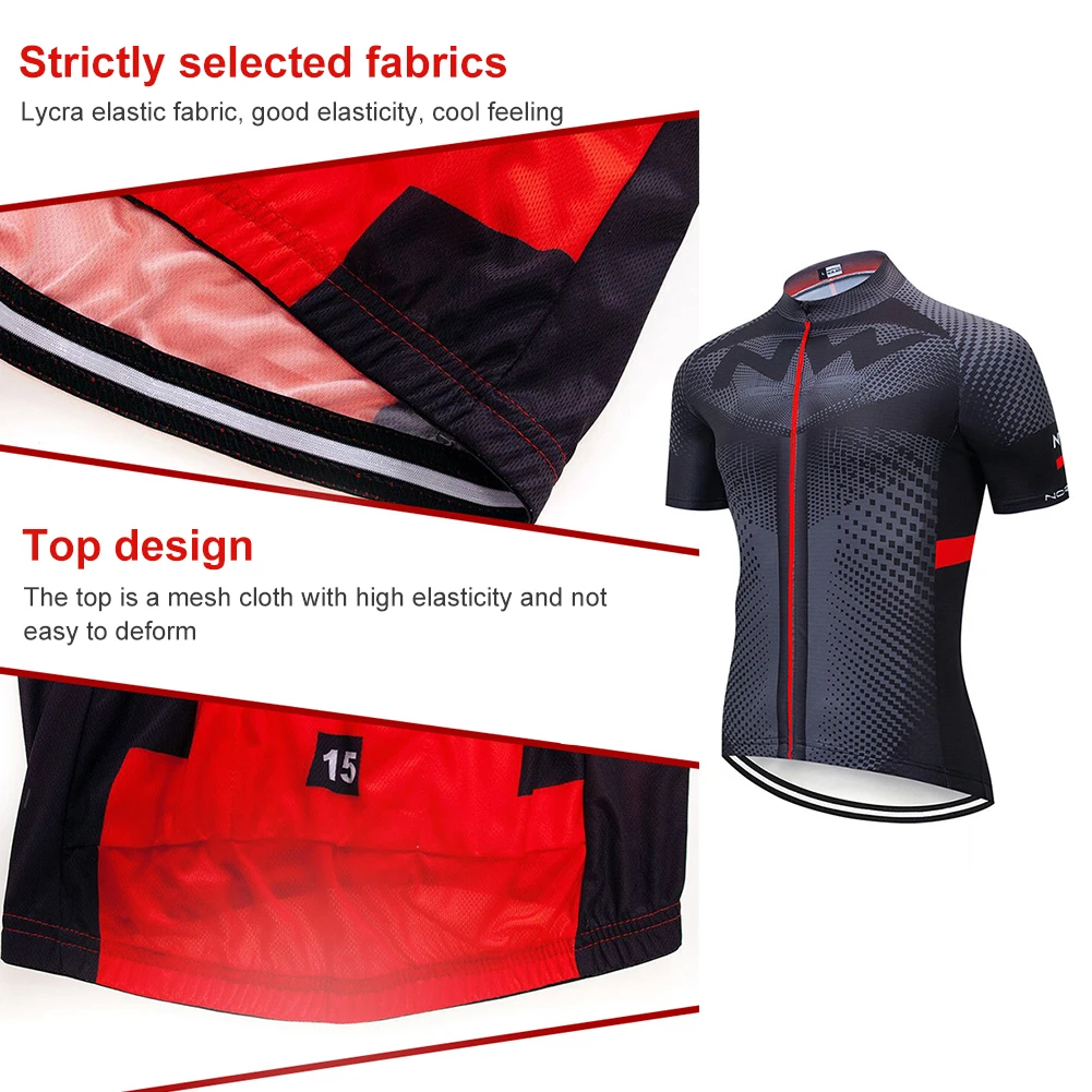 

Spring/Summer Cycling Jersey Set Breathable MTB Bicycle Cycling Clothing Mountain Bike Wear Clothes