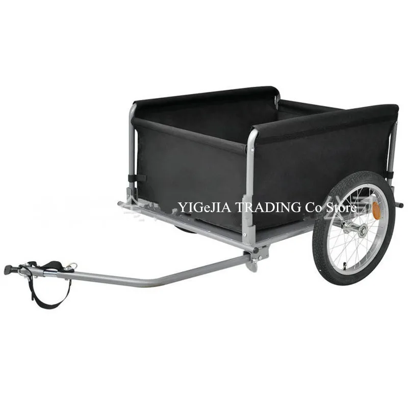 Offerte Rimorchio Caldo Della Bici Di Vendita, Carrello Dei Bagagli Della Struttura D'acciaio Può Caricare 88LBS, Carico Della Bicicletta Della Ruota Da 16 Pollici