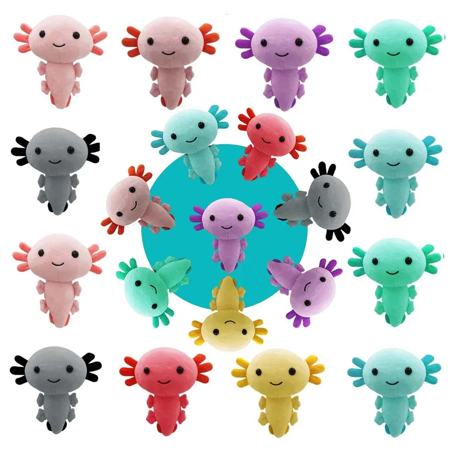 

Axolotl Plush Toy Kawaii Animal Axolotl Plushies Figure Doll Toy Cartoon Pink Axolotl Stuffed Doll 20cm Gifts For Kids Girls Toy