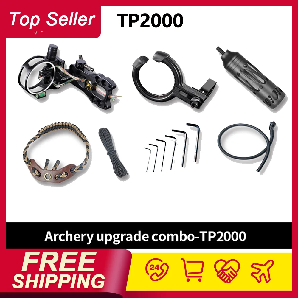 

Topoint TP2000 Archery Upgrade Combo Basic Kits Bow Sights Arrow Rest Bow Stabilizers Bow Slings Peep Sights