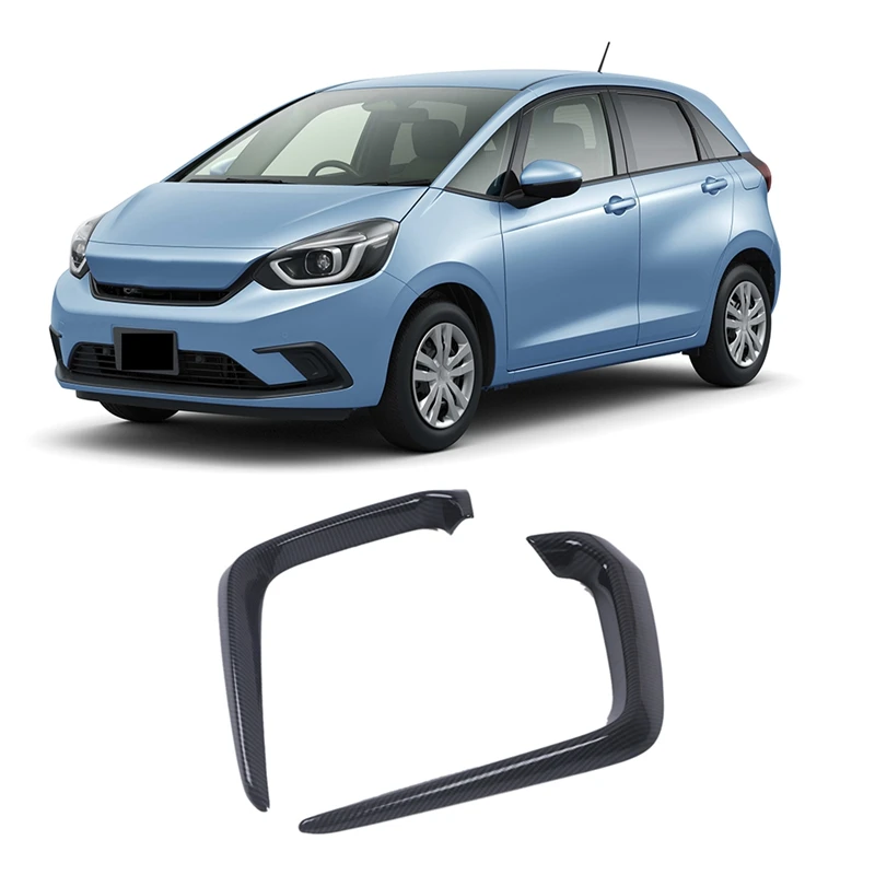 Передний спойлер бампера для Honda Fit 2021 узор из углеродного волокна