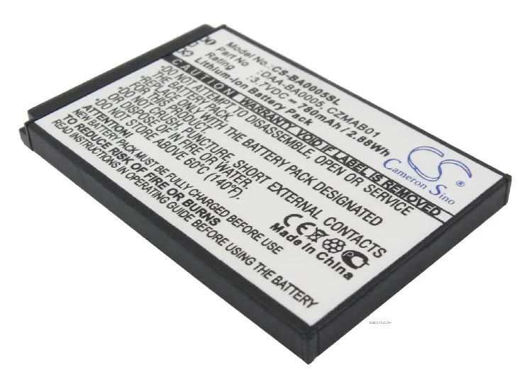 CameronSino for CREATIVE Zen Micro 4GB 5GB 6GB Photo 70PD000000039 BA20603R69900 CZMAB01 DAA-BA0005 battery | Электроника