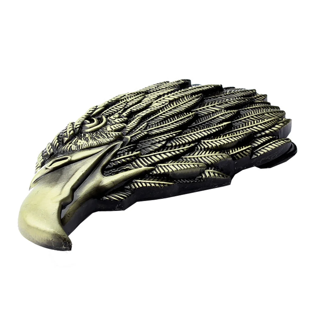 

Soar Stereoscopic Eagle Head Men's Belt Buckle Classic Alloy Metal