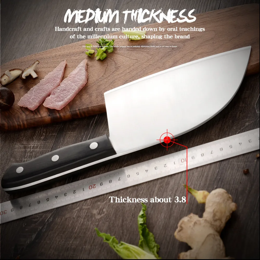 XYj нож мясника из нержавеющей стали кожаный Подарочная коробка охотничий