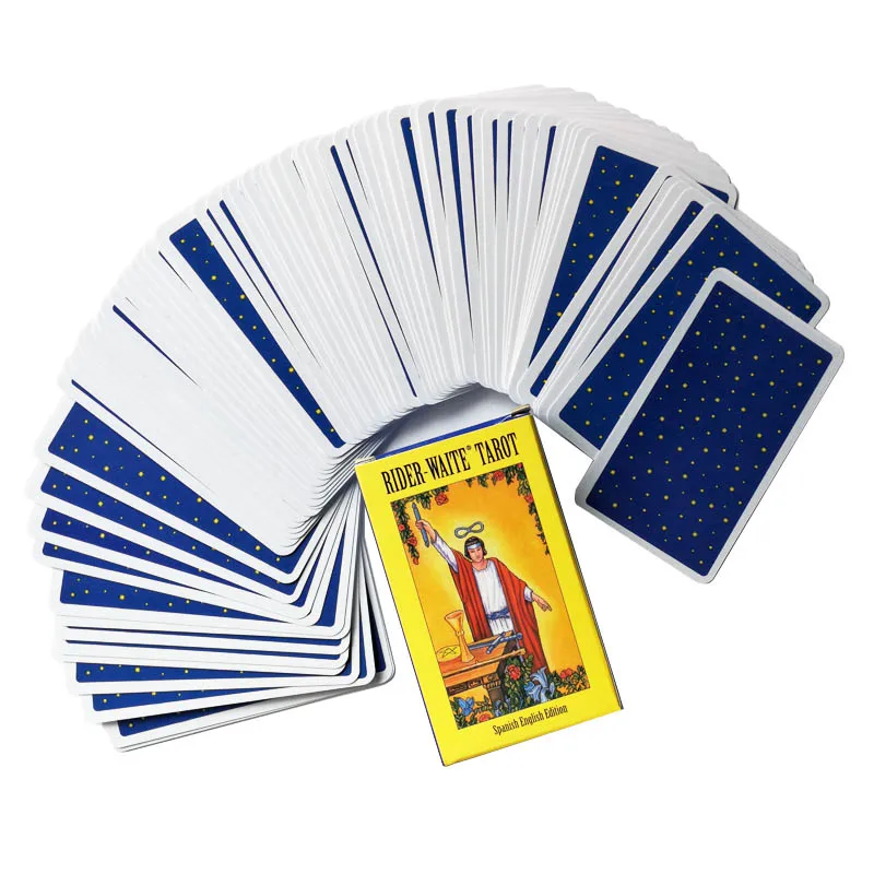 2020 новая испанская английская версия Rider Wait Tarot deck divination fate игральные карты