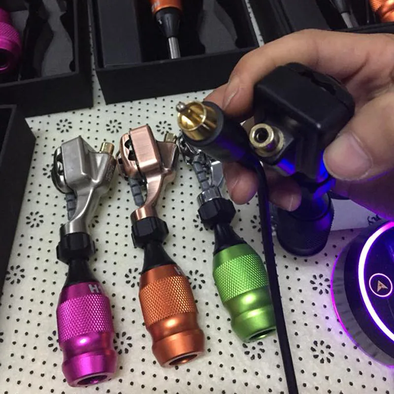 1 шт. RCA тату машинка электрическая 2 захват для татуировки Faulhaber мотор татуажа