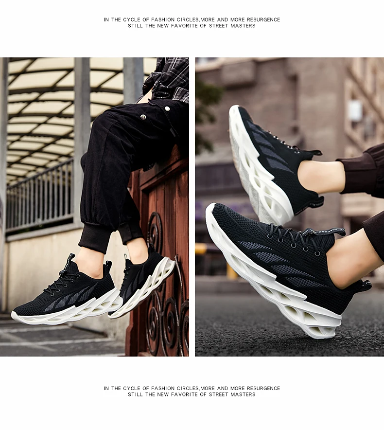 

2021 Men's Spring And Autumn New Mesh Breathable Comfortable Lace-up Non-slip Sports Casual Shoes Size 39-46
