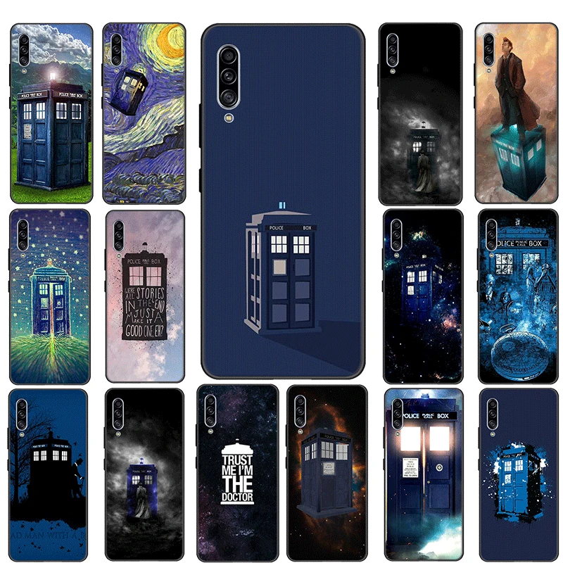 Силиконовый черный чехол для телефона doctor who Samsung Galaxy S6 S7 Edge S8 S9 S10 S20 Plus Lite S10E Ultra