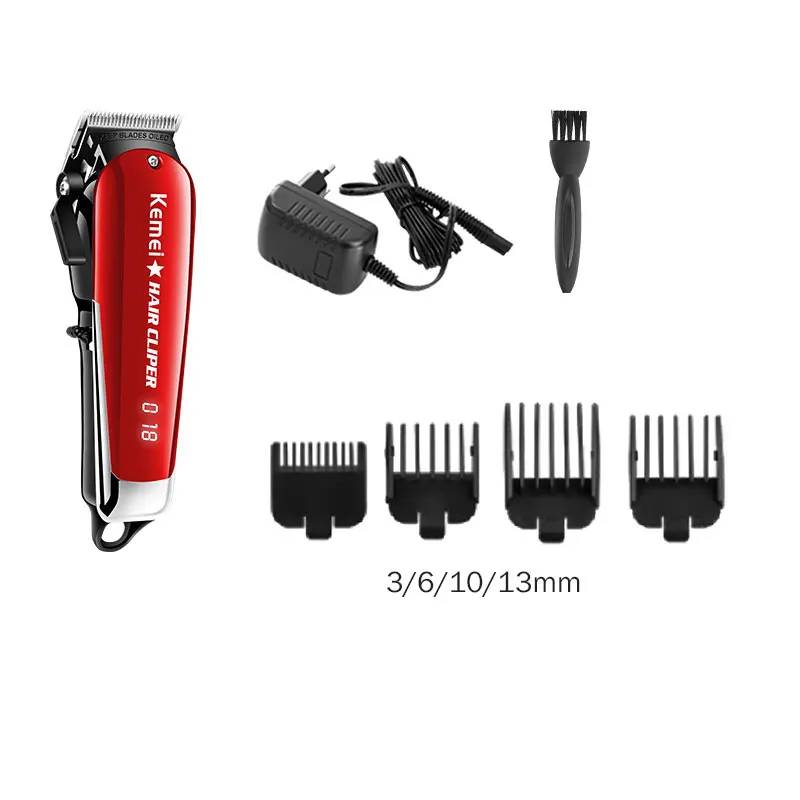 Kemei профессиональный триммер для волос беспроводной резак Парикмахерская